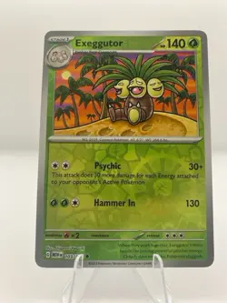 Exeggutor 103/165 Sv: Scarlet & Violet 151 Reverse Holo Pokemon - Image 1