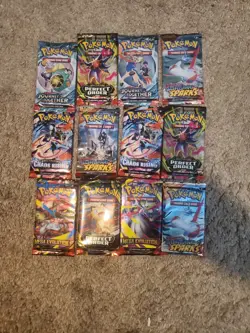 Pokemon TCG Booster Pack Lot (12) New & Sealed Ready to Ship In Hand - Image 1