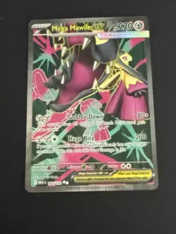 Pokemon TCG Mega Mawile EX 162/132 Mega Evolutions Ultra Rare - Image 1