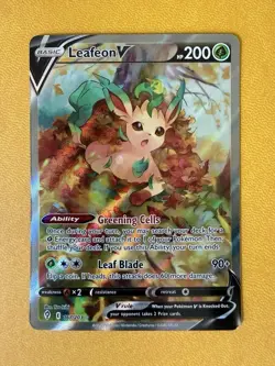 Leafeon V Alt Full Art Holo Ultra Rare Evolving Skies 167/203 English - Image 1