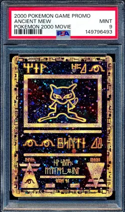 Ancient Mew 2000 Pokemon Game Promo Pokemon 2000 Movie PSA 9 English - Image 1