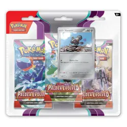 Pokemon PALDEA Evolved 3 Pack Blister With Varoom Sealed Fast Free Shipping - Image 1