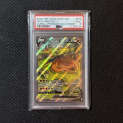 Pokemon TCG Charizard V SWSH260 Sword & Shield Promo Holo Full Art PSA 9 - Image 1