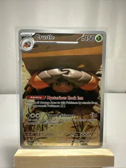 Crustle - 186/182 Destined Rivals Illustration Rare Pokemon - Image 1