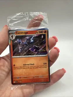 Sealed STAFF Mega Evolution Phantasmal Flames Promo Prerelease Pack 4 Pokemon - Image 2
