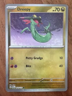 Pokemon TCG Dreepy (Master Ball Pattern) 071/131 Sv: Prismatic Evolutions Holo - Image 1