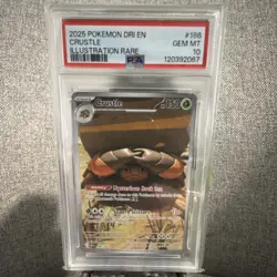 The Pokemon Company Crustle PSA 10 Destined Rivals Illustration Rare 186/182 20… - Image 1