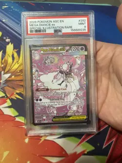 Pokemon TCG Ascended Heros Mega Diancie ex #282 SIR PSA 9 MINT - Image 1