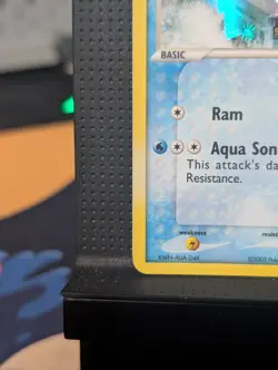 KYOGRE REVERSE HOLO STAMP 6/106 EX EMERALD POKEMON ENGLISH LP - Image 5