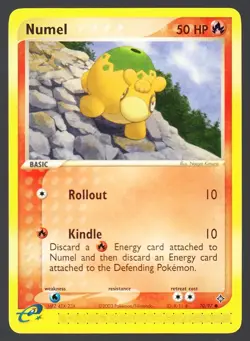 Numel 70/97 Pokemon EX Dragon LP - Image 1