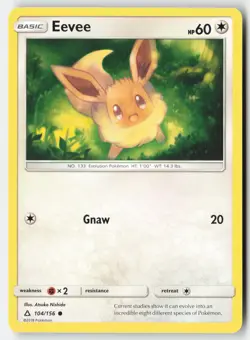 Pokemon - Eevee (104) #104/156 - UPR Common - Image 1