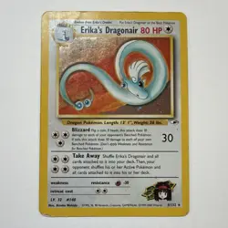 Wizards of the Coast Pokemon TCG Erika's Dragonair 4/132 Gym Heroes Holo Rare - Image 1