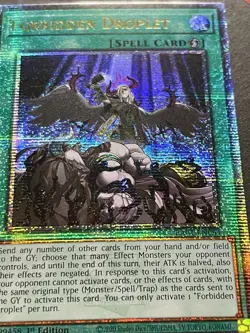 Forbidden Droplet | RA01-EN064 | Quarter Century Secret Rare | NM | YuGiOh! - Image 3