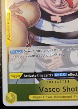 Vasco Shot OP16-110 Foil Rare The Time Of Battle One Piece Card Game - Image 4