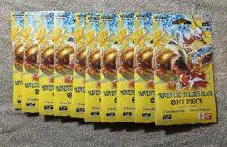 One Piece OP-15 Adventure On Kami’s Island Sleeved Pack Lot of 10 NEW - Image 1