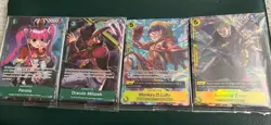 One Piece PROMO CARD Lot illustration Box Vol 3 And 4 Sealed (4 Cards Total) - Image 1
