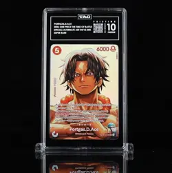 2026 One Piece Time of Battle Portgas.D.Ace SP TAG Score 990 PRISTINE 10 - Image 1