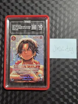 2026 One Piece Time of Battle Portgas.D.Ace SP TAG Score 990 PRISTINE 10 - Image 3