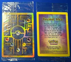 Ancient Mew SEALED Pokemon Unopened 2000 Movie Promo Holo Card - RARE Near Mint - Image 1
