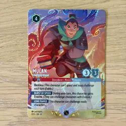 Disney Lorcana Mulan Charging Ahead FOIL Promo DLC Challenge 3/C2 EN NM Rare - Image 4