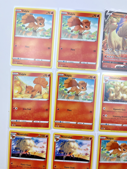 12 Card Lot Vulpix Ninetales Reverse Holo Pokemon TCG ultra rare v common - Image 2