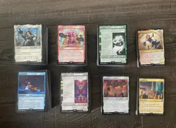 Lot of 600 FOIL Magic: The Gathering Final Fantasy Common & Uncommon bulk MTG - Image 2