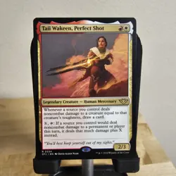 Magic the Gathering Taii Wakeen, Perfect Shot Outlaws of Thunder Junction MTG - Image 1