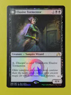 FOIL PROMO Elusive Tormentor x1 Shadows over Innistrad Buy-A-Box PROMO 1x MTG - Image 1