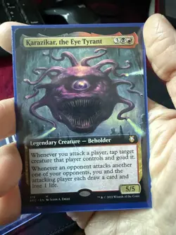 Mtg Karazikar, the Eye Tyrant (Extended Art) Adventures in the Forgotten Realms - Image 1