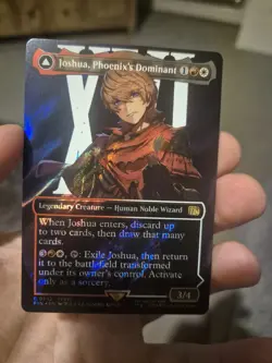Joshua, Phoenix's Dominant (Borderless) (Surge Foil) MTG Final Fantasy Foil - Image 1