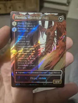 Joshua, Phoenix's Dominant (Borderless) (Surge Foil) MTG Final Fantasy Foil - Image 2