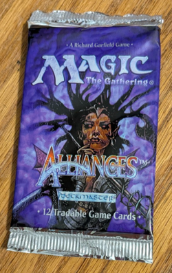 MTG - 3x Alliances Booster Pack - Magic the Gathering Factory Sealed 1996 - Image 2