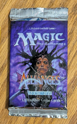MTG - 3x Alliances Booster Pack - Magic the Gathering Factory Sealed 1996 - Image 4