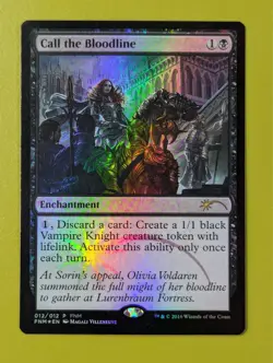 FOIL PROMO Call the Bloodline x1 Friday Night Magic FNM PROMO 1x MTG - Image 1