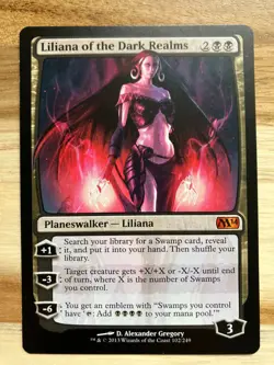 MTG Liliana of the Dark Realms - Magic 2014 - Image 1