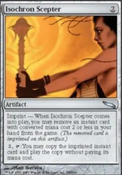 1x Isochron Scepter Light Play, English Mirrodin MTG Magic - Image 1