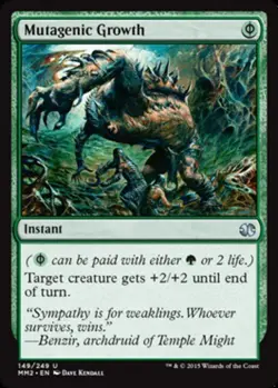 1x Mutagenic Growth NM-Mint, English Modern Masters 2015 MTG Magic - Image 1