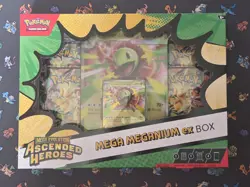 Pokemon Ascended Heroes Mega Meganium EX Box Factory Sealed - Image 1