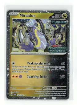 MIRAIDON 121/162 STAMPED COSMOS HOLO POKEMON TCG NM - Image 1