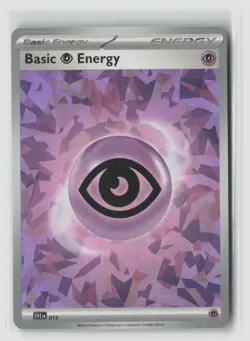 Psychic Energy #SVE 013 Stellar Crown Cracked Ice Holo Pokemon TCG NM - Image 1