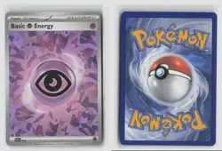 Psychic Energy #SVE 013 Stellar Crown Cracked Ice Holo Pokemon TCG NM - Image 3
