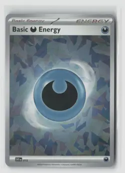 Darkness Energy #SVE 015 Stellar Crown Cracked Ice Holo Pokemon TCG NM - Image 1