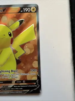 Pokemon Pikachu V 157/172 FULL ART NM - AMAZING CONDITION - HIGH 10+ - Image 3
