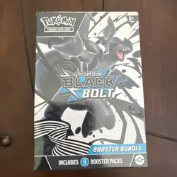 Pokemon TCG Scarlet & Violet Black Bolt Booster Bundle Sealed - Image 1