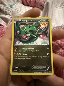 Pokemon TCG Rayquaza Legendary Treasures 93/113 Holo Holo Rare Lp - Image 1