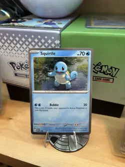 Pokemon Squirtle SVP 048 Holo Rare SVP Black Star Promo NM - Image 1