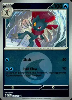 Weavile - 045/217 (Energy) 045/217 ME: Ascended Heroes Reverse Holo NM - Image 1