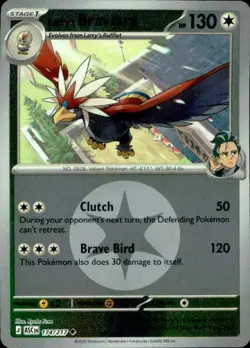 Larry's Braviary (star) 174/217 Holo ME: Ascended Heroes Pokemon NM - Image 1