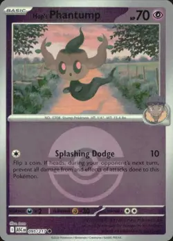 Hop's Phantump (Poke Ball) 095/217 ME: Ascended Heroes Pokemon Reverse Holo NM - Image 1