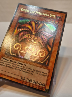 Exodia The Forbidden One LOB-E101 Ultra Rare 1st Edition EURO Yugioh 983 - Image 3